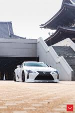 Lexus LC500 Hybrid on Vossen Wheels (HF-1) 2018 года (JP)